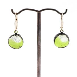 Oorbellen Midnight Moon Peridot/Silver