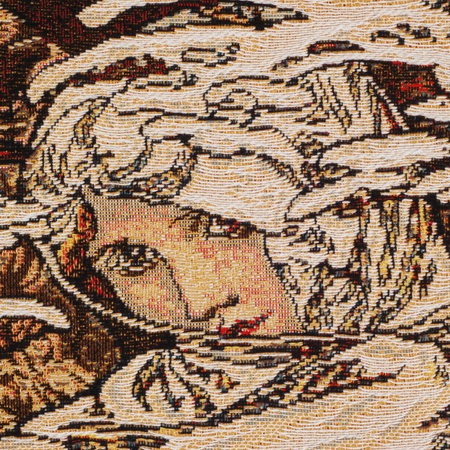 Detail Wandkleed Mucha Winter