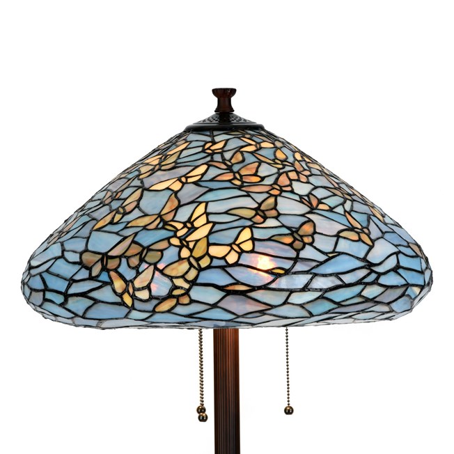 Detail Tiffany Vloerlamp Fly Away