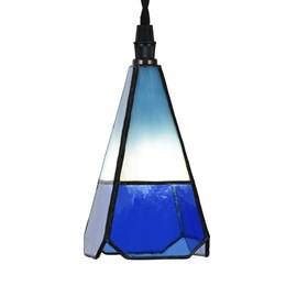 Creatieve Tiffany lamp aan linnen snoer Solid